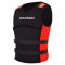 SMTSEC Neopren Schwimmweste Erwachsene Kinder Auftriebsweste SUP Rettungsweste Kajak Auftriebshilfe Schwimmhilfe Kajakweste Für Paddling Board Bootfahren Wassersport Schnorchelweste,Red-XS