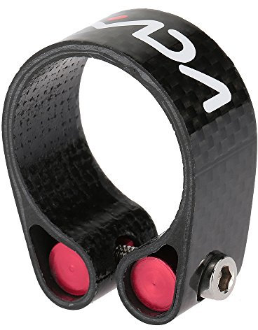 HESHUWEN Sattelklemme Carbonfaser-Sattelstützenklemme Carbon 34,9 mm Sattelstützenklemmen Fahrradteile Sattelklemme