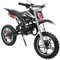 49cc Dirt Bike Kindermotorrad 10zoll Pocketbike Dirtbike Vollcross Crossbike Mini Motocross Kinder Motorrad mit Scheibenbremsen, Handzugstart, für 8-14 Jahre Kinder Teenager (Schwarz)