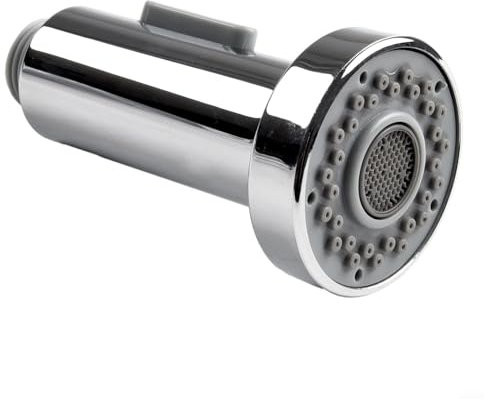 Replacement Spray Head for Kitchen Faucets with 1/2 Connector Interface (Chrome)
