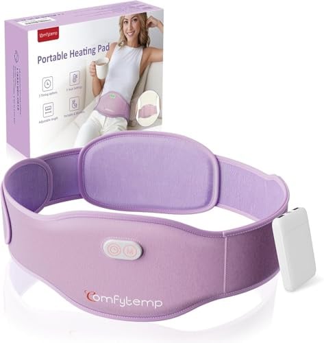 Comfytemp Ceinture Menstruelle Chauffante Grande Taille, avec 5000mAh