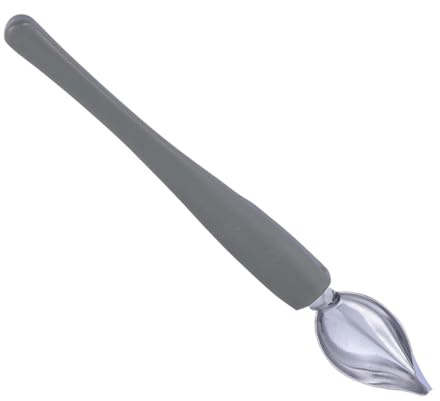 Hemobllo Cucchiaio per Salse in Acciaio Resistente 1 Pezzo per Impiattare e Decorare Dolci da Cucina Leggero e Portatile