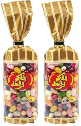 Jelly Belly Assorted 50 Flavours Bag x1-300g (Pack of 2)
