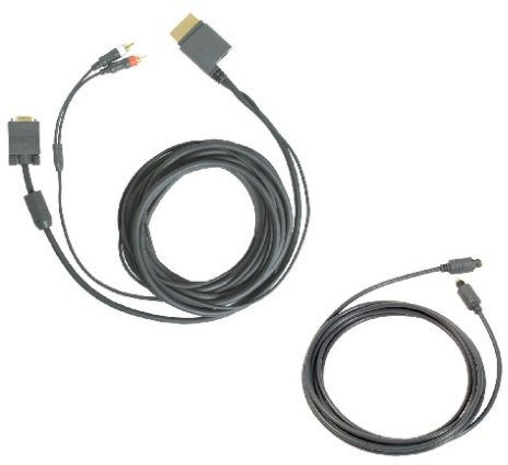 Mad Catz VGA and Optical Cable (Xbox 360) [Import anglais]