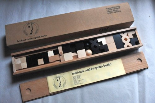 Bauhaus Schachspiel Schachfiguren [ohne Schachbrett]