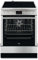 AEG Four électrique autonome 47056VS-MN - 60 cm - Avec plaque de cuisson vitrocéramique - Zones de cuisson avec zone de cuisson et indicateur de chaleur résiduelle - 72 l - Four à air chaud - Affichage de la minuterie - Classe A - Argent et noir