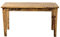 SIT-Möbel Rustic 1914-04 Tisch, ca. 4 Sitzplätze, aus Mangoholz, Antik, braun, Wortprints, 140 x 76 x 70 cm