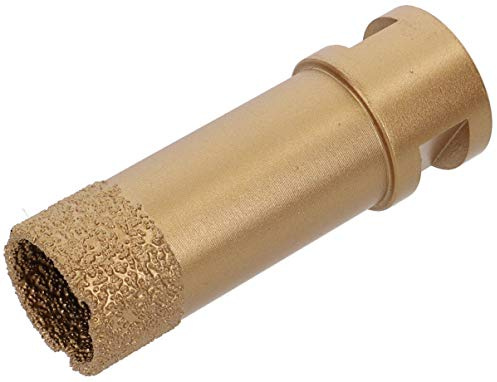 PRODIAMANT Profi Fliesenbohrer Fliese 25 mm x M14 Diamantbohrer Winkelschleifer für trockenbohren in Feinsteinzeug, Wandfliesen und Naturstein