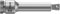Wera 8794 A Zyklop-Wobble-Verlängerung, 1/4 Zoll x 56 mm, 05003527001