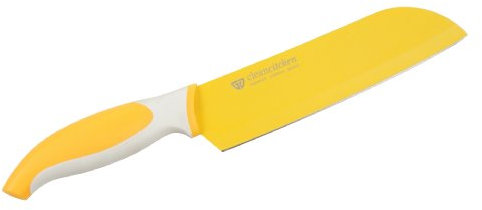 GRÄWE® Santokumesser GELB 18 cm, Serie CLEANCITCHEN, antibakteriell