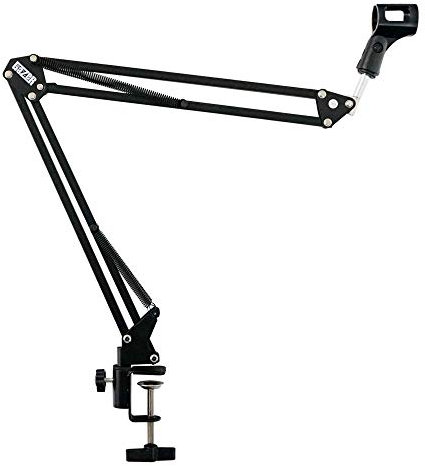Soporte de micrófono tipo flexo FZONE NB-35 para broadcast y estudio