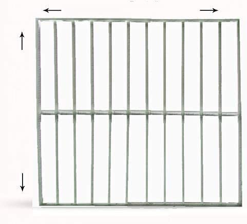 REJA ANTIRROBO PARA VENTANA. ADAPTABLE A TODAS LAS MEDIDAS. (95X95CM HASTA 165X165CM ALTO Y ANCHO, GALVANIZADO)