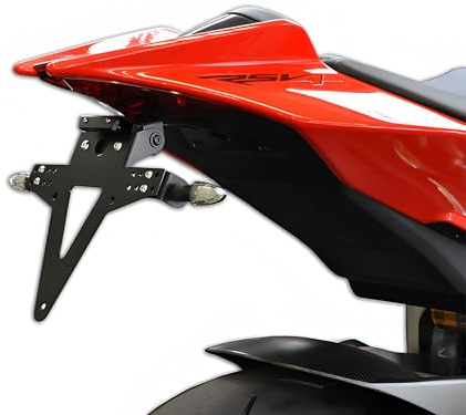 ZIEGER Motorrad Kennzeichenhalter kompatibel mit: Aprilia RSV 4 Standard komplett