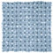 Circul Duschmatte 53 x 53 cm grau transparent Steinoptik