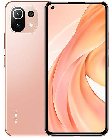 Xiaomi Mi 11 Lite (Pantalla 6.55” AMOLED DotDisplay FHD+ , 6GB+128GB, Triple Cámara 64MP, Snapdragon 732G, 4250mah con carga 33W) Rosa [Versión Española]