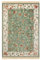 Nouristan Naveh Orient Teppich – Wohnzimmerteppich Orientalisch Kurzflor mit Fransen Vintage Orientalischer Samt-Teppich für Esszimmer, Wohnzimmer, Schlafzimmer – Grün, 135x195cm