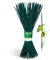 Novatool Lot de 100 bâtons à frapper 40 cm x 4 mm - Vert - Bâton de plantes en bambou - Pour plantes - En bois