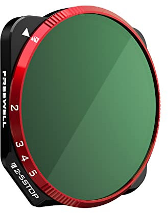 Freewell Variabler VND 2-5 Stop-Filter kompatibel mit Mavic 3/Mavic 3 Cine/Mavic 3E(Nicht Kompatibel mit Mavic 3 Classic/Mavic 3 Pro/Mavic 3 Pro Cine)