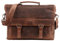fixbag FB2047139 - Fahrrad-Businesstasche mit Klickfix Kompakt Taschenschiene fürs Fahrrad, Laptoptasche für 15 Notebook, Schultertasche aus Echt Leder, ca. 28,5 x 37,5 x 13 cm, Braun