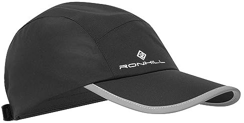 Ronhill Unisex Fortify Cap Laufmütze, Schwarz, S-M