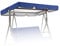 BAGASI Replacement Canopy for Swing Seat, Swing Chair Canopy Replacement, 2 & 3 Seater Hammock Cover with 4 Reinforced Corner Pockets, Waterproof Sun Shade,Blue,190 * 132 * 15cm