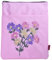 LParkin Geburtsmonat Blume Stickerei Buchhülle mit Reißverschluss, Oktober Kosmos Geburtsblumen Buchhülle Stoff, Geburtstag Blume Buchtasche Geschenke für Buchliebhaber