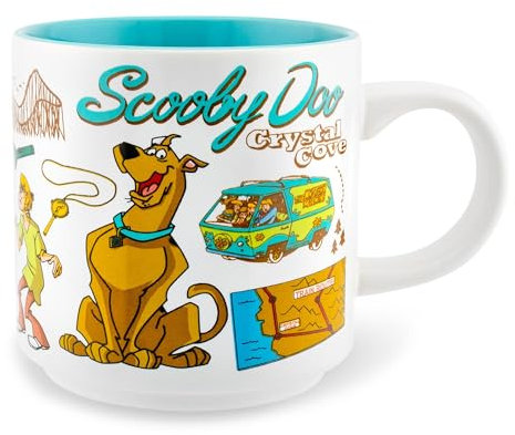 Scooby Doo the Gang ''Crystal Cove'' Ceramic Mug | Holds 13 Ounce