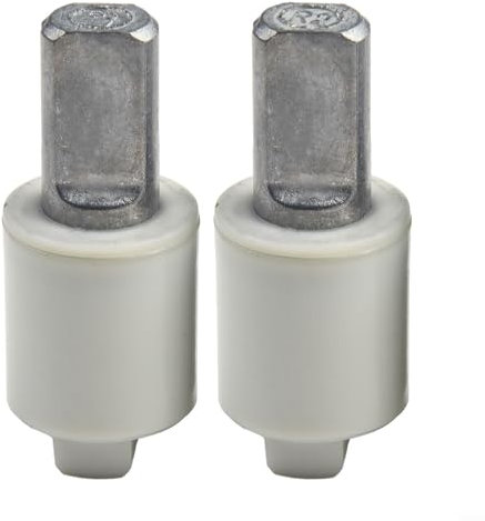 Gbtdoface 2 x WC-Scharnier mit Absenkautomatik, Drehdämpfer, hydraulisch, sanft schließend, Drehkissenverbinder (C), Schwarz, Kunststoff, Modern, Unbehandelt