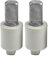 Gbtdoface 2 x WC-Scharnier mit Absenkautomatik, Drehdämpfer, hydraulisch, sanft schließend, Drehkissenverbinder (C), Schwarz, Kunststoff, Modern, Unbehandelt