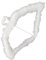 Geagodelia Damen Amor Kostüm Pfeil und Bogen Set Faschingskostüme Karneval Halloween Valentinstag Amor Kostüm Accessoires für Erwachsene (Weiße Federn, One Size)
