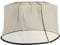 Outsunny Moustiquaire cylindrique pour Parasol 3 m diamètre avec Fermeture éclair et lestage Beige