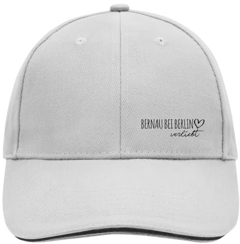 Huuraa Baseball Cap Bernau bei Berlin verliebt Geschenk Dark Grey/White Bernau bei Berlin Geschenkidee