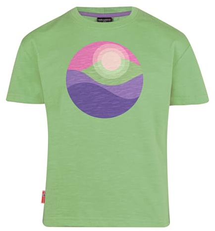 Trollkids Girls Halsafjord T (GOTS) 164, wild Rose