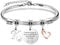 SAMORION 26 Brief Armband,Name Geschenk Inspirierende Armband,Manchmal Vergessen du,Dass Du So Großartig Bist Erinnerung Schmuck Für Frauen Geburtstagsg Armbänder für Freund Weihnachts Abschluss (K)