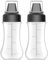 iSpchen Moderne minimalistische Salat Dressing Flaschen für die Küche Sauce PP+PE+PC Gewürzflaschen,black