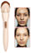 Pinceau de maquillage électrique – Portable rotatif à 360 degrés | Brosse électrique vibrante pour fond de teint | Pinceau de fond de teint 1,5 V pour un mélange parfait, un contouring pour les femmes