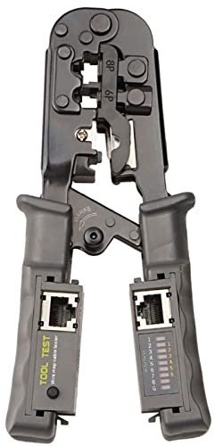 QZHDX Crimpen Werkzeug Netzwerk Kabel Crimpen Werkzeug Kabel Stripper Ethernet klemme Crimpen Werkzeug Zangen