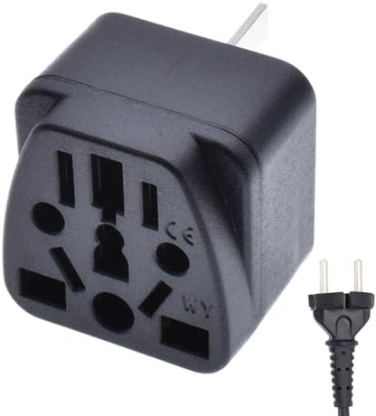 Adattatore da viaggio universale | Convertitore presa a muro Australia 3 piatti | Adattatore da muro 250V10A per viaggiare in Cina, Australia, Nuova Zelanda, Argentina