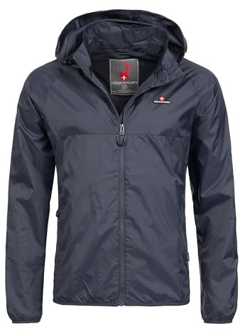 Höhenhorn Rigi Herren Regen Jacke Outdoor Rain Freizeitjacke D.Blau Gr. 4XL