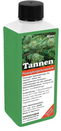 Tannen-Dünger – Abies Edel-Tanne, Nordmann-Tanne, Korea-Tanne Flüssigdünger 250ml