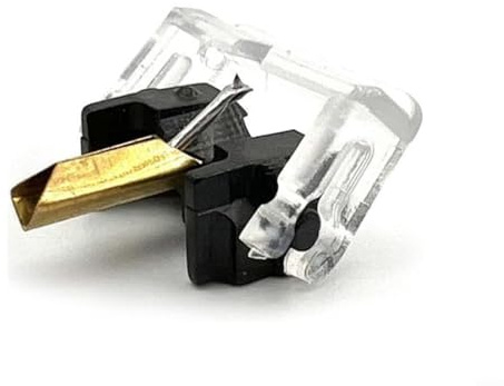 Plattenspieler Nadel, Plattenspieler Nadel Ersatz, Hochwertiger Ersatz Stylus für Shure M44G M44-7 M55E Plattenspieler Verbesserte Klangleistung