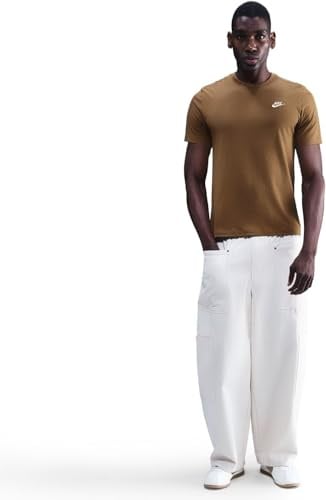 Nike Herren Club T-Shirt, Mosswood Brown, XL