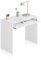 duehome | Mesa de Ordenador con Bandeja extraíble, Mesa Escritorio Juvenil, Modelo Smile, Color Blanco Artik, Medidas: 90 cm (Ancho) x 54 cm (Fondo) x 79 cm (Alto)