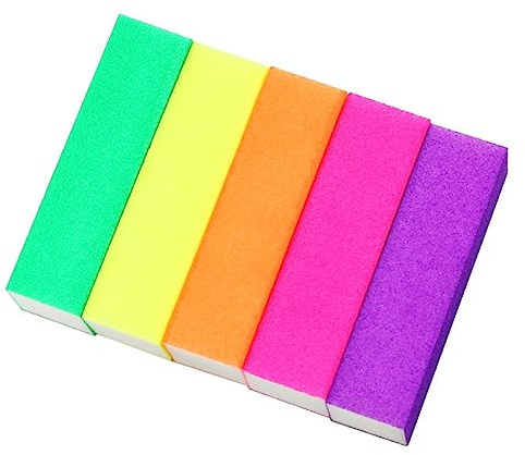 DONFAMDS 10stücke Schwamm Nagel Buffer Blöcke Maniküre Pediküre Werkzeug Zufälligen Farben Für Fingernägel Und Zehennägel Leicht Und Waschbar Vor Nagellack Und Behandlungen