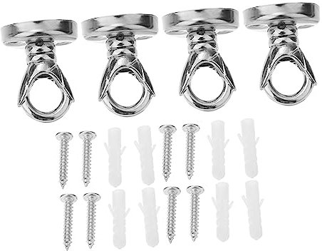 Mobestech 4stücke Deckenhaken Aus Metall Zum Aufhängen Von Pflanzen Und Lampen Vielseitig Einsetzbar Für Körbe Töpfe Und Windspielen in Wohnzimmer Und Veranda