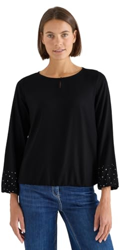 Cecil Damen Bluse mit Strasssteinen