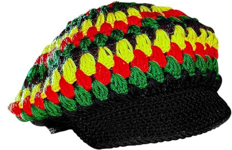 WIDMANN CROCHET REGGAE / RASTA CAP -