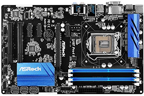 ASRock H97 PRO4 Mainboard Sockel (MATX, HDMI, DVI, VGA, SND, GLN, U3, SATA III)