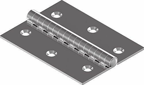 Scharnier Edelstahl A2 gestanzt 80 x 60 ARBO-INOX