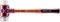 Simplex Schonhammer, Superplastik / Weichmetall; mit Tempergussgehäuse und hochwertigem Holzstiel | D=40 mm | 3079.040